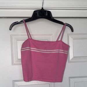 Forever 21 Pink Camisole with Stripes